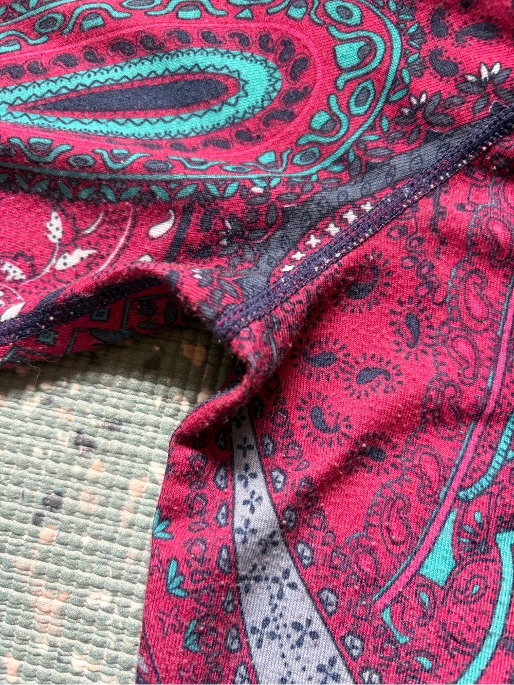 Airblaster Classic Women's Classic Ninja Suit Raspberry Teal Paisley Print - Picture 11 of 16